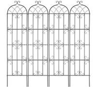 VEVOR Treillis Jardin Pour Plante Grimpante Métal Antirouille 51x220 Cm 4 Pcs