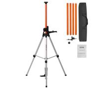 VEVOR Trépied réglable à colonne pour niveau laser Hauteur 1040-3400 mm