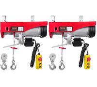 VEVOR Treuil à Câble Électrique 1000 kg Palan Électrique avec Télécommande Filaire 4 m Treuil-Palan 1600 W 10 m/min Hauteur de Levage Câble Simple 12 m Moteur Cuivre Pur pour Garages Entrepôts Usines