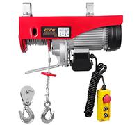 VEVOR Treuil électrique 1000 kg 1600W télécommande filaire 10 m/min hauteur de levage 12 m