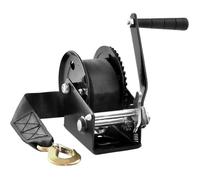 VEVOR Treuil Manuel KW1200 - Capacité 544,3 kg, Sangle Polyester 7m, Manivelle & Cliquet 2 Sens pour Bateau, VTT