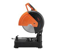 VEVOR Tronçonneuse à Métaux de 35,5 cm Scie à Onglet Métaux 0-45 Degrés 2800 W 1200 TR/Min Scie à Tronçonner avec Lame en INOX et Alliage Céramique Découpe Froide pour Barres d'Armature Alu Atelier