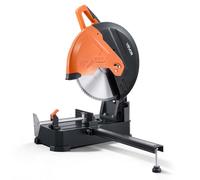 VEVOR Tronçonneuse à Métaux Lame à Froid 406,4 mm, Scie à Tronçonner 3000 W, Angle Réglable de -45° à 45°, Coupe à Sec, avec Carter de Lame Renforcé et Règle Graduée, pour Chantier, Atelier, Garage