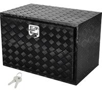 VEVOR Truckbox boîte à outils, boîte pour remorque sous le plancher, boîte à outils 914 x 610 x 610 mm boîte de rangement pour pick-up, alliage d'aluminium, boîte à outils pouvant supporter 40 kg, boî