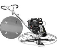 VEVOR Truelle électrique, 46" truelle manuelle à ciment avec disque, 14 CV truelle de surface à air comprimé pour surfaces de béton lisses, ciment de chape commercial lourd, orange
