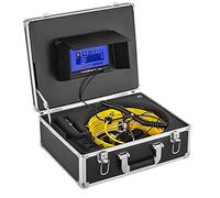 VEVOR Tuyau Caméra 50 m, Appareil-photo d'inspection LCD 7'' IP68, Serpent Moniteur 6 heures Sur Seule Charge Vidéo Industrielle d'Inspection Vision de Nuit Support d'Endoscope Boîte à Outils Portable
