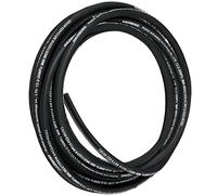 VEVOR Tuyau d'essence, Ø 1,27 cm, durite de carburant en caoutchouc, 15 m long, tuyau de carburant flexible hydraulique, avec 2 tresses en fil d'acier à haute résistance, haute pression 5000 PSI max.