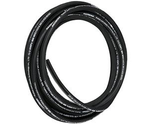 VEVOR Tuyau d'essence, Ø 1,27 cm, durite de carburant en caoutchouc, 15 m long, tuyau de carburant flexible hydraulique, avec 2 tresses en fil d'acier à haute résistance, haute pression 5000 PSI max.