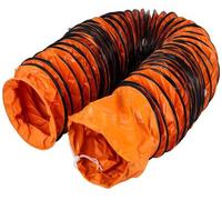VEVOR Tuyau en PVC 25 pi, Gaine de ventilation Flexible 12 po, Tuyau flexible PVC Conduit en PVC antidéflagrant Résistant à l'usure Cordes ajustables pour ventilateur d'extraction dans les usines