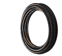 VEVOR Tuyau Hydraulique 3/4" x 15,2 m, Tuyau d'Essence 3120 PSI, Durite de Carburant en Caoutchouc Résistant avec 2 Tresses en Fil d'Acier, Durite de Carburant -20 à 140℃, Transférer Huile Hydraulique