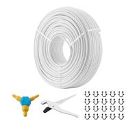 Tube composite en aluminium VEVOR Tube composite multicouche en aluminium 200 m blanc Tube PEX Tube composite multicouche en aluminium Tube MV Tube multicouche idéal pour le chauffage par le sol et le