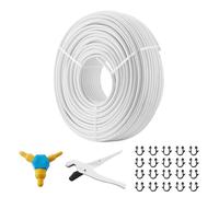 Tube composite en aluminium VEVOR Tube composite multicouche en aluminium 200 m blanc Tube PEX Tube composite multicouche en aluminium Tube MV Tube multicouche idéal pour le chauffage par le sol et le