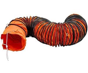 VEVOR Tuyaux en PVC 25pi 10po Tuyau flexible PVC Résistant à l'usure Cordes ajustables pour ventilateur d'extraction