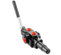 VEVOR Valve de Fendeuse de Bûches Hydraulique 1 Bobine, Vanne de Commande Directionnelle Hydraulique Débit de 95 L/min, Valve de Chargeuse Hydraulique 3626 PSI, pour Petits Tracteurs, Chargeuses