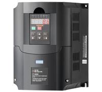 VEVOR Variateur de fréquence, 7,5 kW, entraînement à fréquence variable, 35 A, entrée monophasée ou triphasée 40-60 Hz vers sortie triphasée 0-400 Hz VFD pour moteur de broche CNC contrôle de vitesse