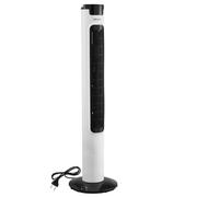 VEVOR Ventilateur Colonne, Ventilateur Tour Oscillant à 50°, avec Télécommande, Commande Tactile, 3 Vitesses et 3 Modes, Minuterie 7,5 h, Vitesse d'Air 4,2 m/s, pour Salon, Bureau et Chambre, Blanc
