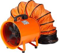 VEVOR Ventilateur d'extraction 145 W – Conduit 203 mm, Tuyau 5 m, 1733 m³/h pour maison/travail