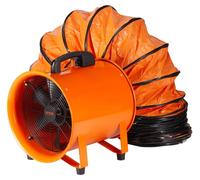 VEVOR Ventilateur de chantier, moteur 255-W-AC, débit d'air de 2830 tr/min, ventilateur de chantier, soufflante 1720