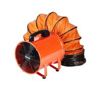 VEVOR Ventilateur d'Extraction 365 W Extracteur d'Air Conduit Industriel 304,8 mm Tuyau Extraction 10 m Volume d'Air 4373 m3/h Ventilateur Évacuation 2 Engrenages pour Extraire Poussière Fumée Maison