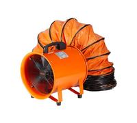 VEVOR Ventilateur d'Extraction 592 W Extracteur d'Air Conduit Industriel 406,4 mm Tuyau Extraction 5 m Volume d'Air 8792 m3/h Ventilateur Évacuation 2 Engrenages pour Extraire Poussière Fumée Maison