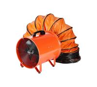 VEVOR Ventilateur d'Extraction 900 W Extracteur d'Air Conduit Industriel 406,4 mm Tuyau Extraction 10 m Volume d'Air 8792 m3/h Ventilateur Évacuation 2 Engrenages pour Extraire Poussière Fumée Maison