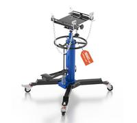 VEVOR Vérin de Fosse Hydraulique Capacité de Levage 750 kg, Cric de Transmission Télescopique, avec Roue Pivotante à 360°, Hauteur de Levage 88-176 cm, pour Soulever Boîte de Vitesse, Garage Atelier
