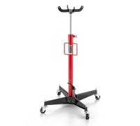 VEVOR Vérin de Fosse Hydraulique Capacité de Levage 500 kg, Cric de Transmission Télescopique, avec Roue Pivotante à 360°, Hauteur de Levage 112-187 cm, pour Soulever Boîte de Vitesse, Garage Atelier