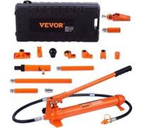 VEVOR Vérin Hydraulique 12T Presse Carrosserie 13,5cm Set Professionnel 4 Tiges Extension