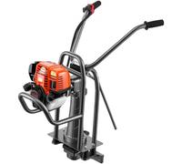 VEVOR Vibrateur Thermique pour Règle Vibrante à Béton, Moteur 4 Temps 1,16 HP, avec Transmission par Arbre Flexible, pour Nivellement du Béton, Dalles, Sols, Terrasses et Allées, Poignée Réglable