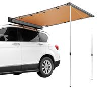 VEVOR Auvent Latéral Voiture Rétractable Couverture Ombre PU3000 Plus Camping 140x200cm