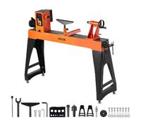 VEVOR Tour à bois électrique 45,7x102 cm 1500 W – 150–3200 tr/min, moteur sans balais