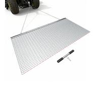 VEVOR Herse à Chaîne 183x91,4 cm Herse Traînée à Chaîne en Acier Galvanisé pour Nivellement Prairie Ornières des Allées de Gravier et des Champs, Compatible avec Remorquage de Tracteurs, VTT, Quads
