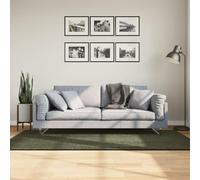 Vevorizon HUARTE Tapis à poils courts doux et lavable, 100 % polyester, 100 x 200 cm, vert forêt, tapis moelleux avec dessous antidérapant, idéal pour le salon, la chambre à coucher