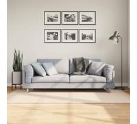 Vevorizon HUARTE Tapis de couloir à poils courts doux et moelleux, beige, 100 x 200 cm, antidérapant, lavable, idéal pour salon, chambre à coucher, couloir avec chauffage au sol, attrape la saleté et