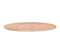 Vevorizon Plateau de table rond en bois de chêne massif non traité Ø 60 x 1,5 cm - Plateau en bois pour table à manger, table basse, table mange-debout pour bureau, cuisine, restauration, construction
