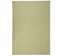 Vevorizon Tapis d'extérieur tissé plat vert, 200 x 280 cm, polypropylène, résistant aux intempéries, aux UV, robuste, pour terrasse, balcon et intérieur, antidérapant, lavable, anti-salissure, salon