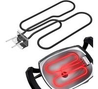VexNook Éléments chauffants de rechange pour barbecue électrique Weber 66631/65621 - En acier inoxydable - Spirale chauffante compatible avec Weber Q140, Q1400, éléments chauffants Weber 230 V, 2200 W