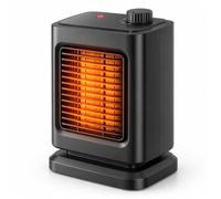 Vexorium Chauffage D'appoint, 1200W Chauffage Céramique PTC Électrique | 40 dB silencieux, 3 réglages de température, protection contre la surchauffe et le basculement, usage intérieur