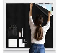 Vexyra Store Occultant sans Percage 300x145cm, Rideau Occultant Thermique Anti Chaleur, Tissu Opaque Découpable pour Fenêtre de Toit, Velux, Chambre et Caravane, 100% Blackout Matériau Isolant