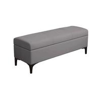 Vfs8dQ5kt Banc de Chambre Banc à Chaussures d'entrée Vestiaire Salon Canapé | Banc de rangement for chambre à coucher, lit long(Dark Gray)
