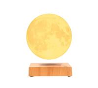 VGAzer Lampe lune en lévitation flottante et rotative dans l'air, lampe de nuit pour bureau, maison, décoration, cadeaux de Noël (16 couleurs)