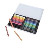 VGEBY Aquarelle Crayon Set, Pigments Premium pour Artistes (24 couleurs) | Facile à saisir, boîte en fer portable, large application pour diverses surfaces