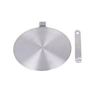 VGEBY Diffuseur de Chaleur de Cuisine en Acier Inoxydable, Conduit Efficacement la Chaleur pour les Cuisinières à Gaz et électriques à Induction, 1 unité (24#)