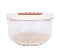 VGEBY Essoreuse à Salade, Bol de Lavage de Fruits en PET PP avec Couvercle scellé, Passoire de Grande capacité de 20 X 11,5 Cm, Récipient de Stockage à Vidange Rapide pour Comptoir de Cuisine et