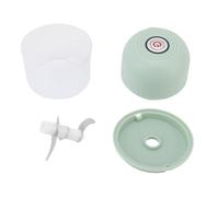 VGEBY Hachoir à Ail électrique ABS Mini Hachoir Alimentaire 260ML Broyeur Détachable Rechargeable pour la Cuisine à Domicile Ail Gingembre Piment Noix Traitement de la Viande (vert clair)