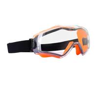VGEBY Lunettes de sécurité, Surlunettes de Protection avec Lentille en PC et Cadre en Caoutchouc, Bandeau Réglable, Joint Latéral, Conception Ventilée pour Utilisation en Atelier de Football et de
