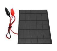 VGEBY Panneau Solaire, Chargeur 2,5W en Silicium Polycristallin | Portable à Haute efficacité de Conversion, Construction étanche, Pince à Fil pour Téléphone Portable et Lampe LED pour