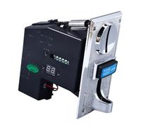 VGEBY Sélecteur Accepteur de Pièces avec Reconnaissance de 6 Pièces pour | Fente de Paiement Multi-devises, Construction en Plastique Durable, DC12V, Compatible Distributeurs D'eau, Téléphones
