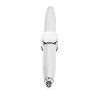 VGEBY Stylo Spinner, Stylo à Bille Lumineux du Bout des Doigts, Stylo D'écriture Rotatif avec Lumière LED pour Libérer Le Stress (Silver)
