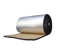 VGEBY Tapis Insonorisant, Tapis d'isolation Phonique de Voiture en Fibre d'aluminium 50x200 Cm 10 Mm Auto-adhésif, Réduction de la Chaleur et du Bruit pour Portes, Toit, Plancher, Capot, Coffre